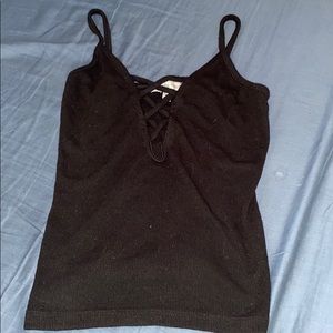 Black crop top/ Charlotte Russe